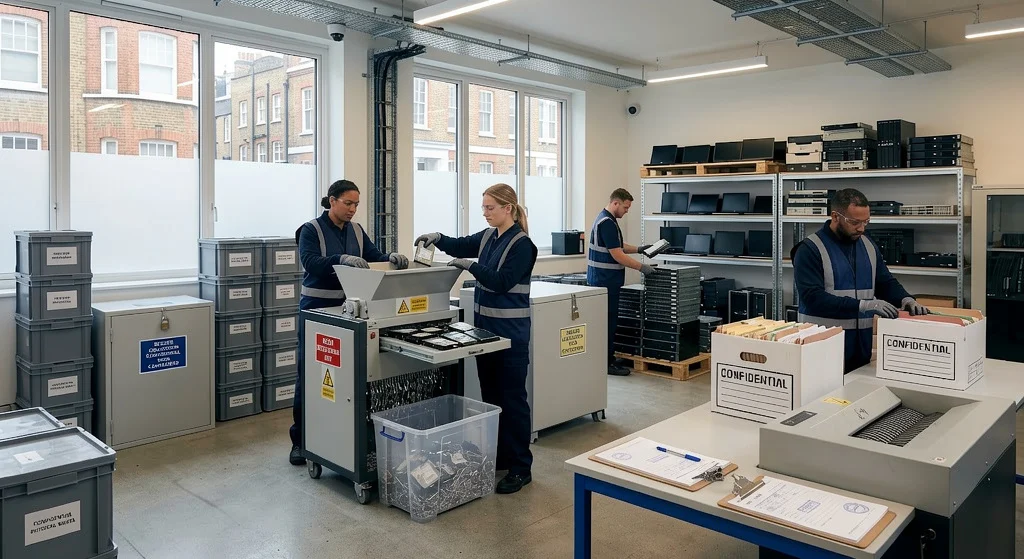 GDPR data destruction clinics London